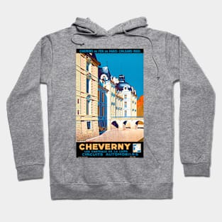 Vintage Travel Poster France Cheverny Hoodie